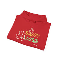 Load image into Gallery viewer, "SASSY LASSIE" - Unisex Heavy Blend™ Hooded Sweatshirt