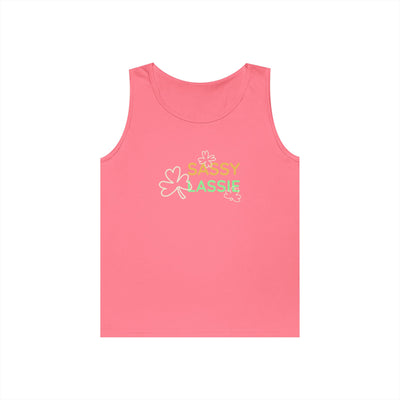 "SASSY LASSIE" - Unisex Heavy Cotton Tank Top