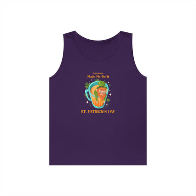 "Leprechauns Made Me Do It" - Unisex Heavy Cotton Tank Top