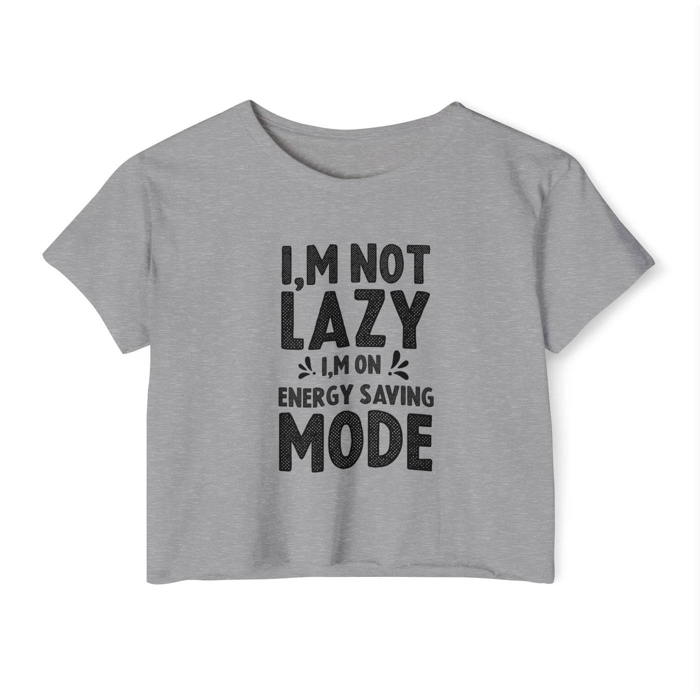 Not Lazy - Women's Festival Crop Top (Black)