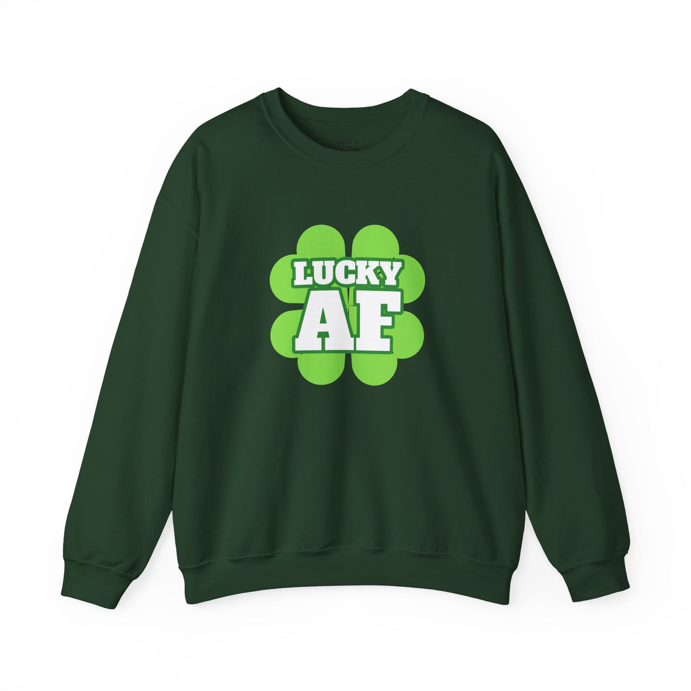 "LUCKY AF" - Unisex Heavy Blend™ Crewneck Sweatshirt