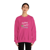 Load image into Gallery viewer, "FEELING LUCKY TODAY" - Unisex Heavy Blend™ Crewneck Sweatshirt