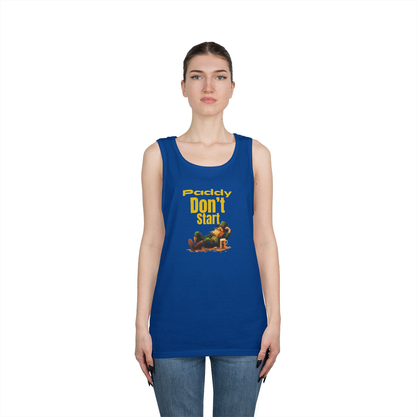 "PADDY DON'T START" - Unisex Heavy Cotton Tank Top