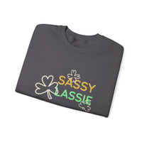 Load image into Gallery viewer, "SASSY LASSIE" - Unisex Heavy Blend™ Crewneck Sweatshirt