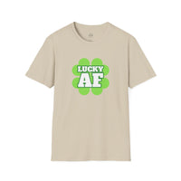 Load image into Gallery viewer, "LUCKY AF" - Unisex Softstyle T-Shirt
