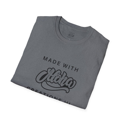 NEW LOGO - Unisex Softstyle T-Shirt (BLACK)