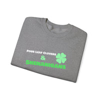 Load image into Gallery viewer, "Four Leaf Clovers &amp; Shenanigans" - Unisex Heavy Blend™ Crewneck Sweatshirt