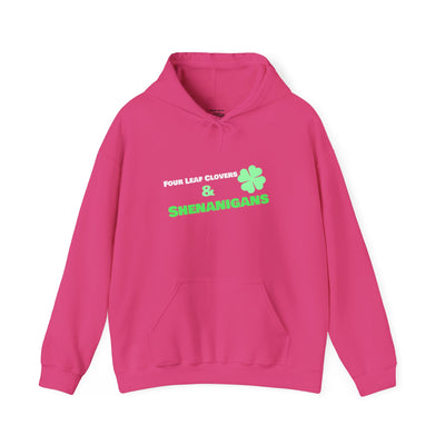 "Four Leaf Clovers & Shenanigans" - Unisex Heavy Blend™ Hooded Sweatshirt