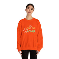 Load image into Gallery viewer, "SASSY LASSIE" - Unisex Heavy Blend™ Crewneck Sweatshirt