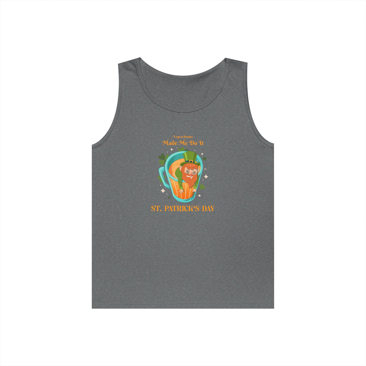 "Leprechauns Made Me Do It" - Unisex Heavy Cotton Tank Top