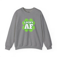Load image into Gallery viewer, "LUCKY AF" - Unisex Heavy Blend™ Crewneck Sweatshirt