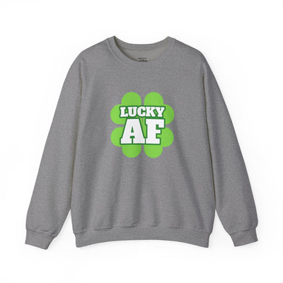 "LUCKY AF" - Unisex Heavy Blend™ Crewneck Sweatshirt