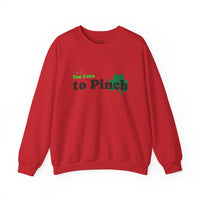 Load image into Gallery viewer, "Too Cute to Pinch" (BLACK) - Unisex Heavy Blend™ Crewneck Sweatshirt