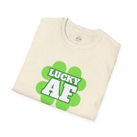 Load image into Gallery viewer, "LUCKY AF" - Unisex Softstyle T-Shirt