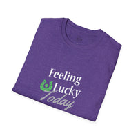 Load image into Gallery viewer, "FEELING LUCKY TODAY" - Unisex Softstyle T-Shirt
