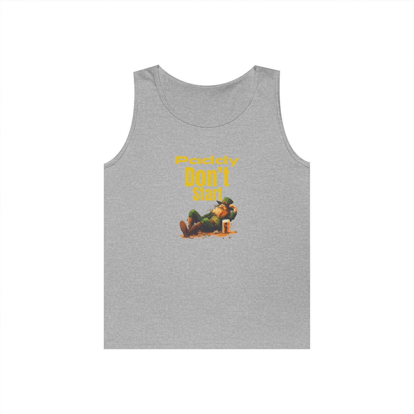 "PADDY DON'T START" - Unisex Heavy Cotton Tank Top