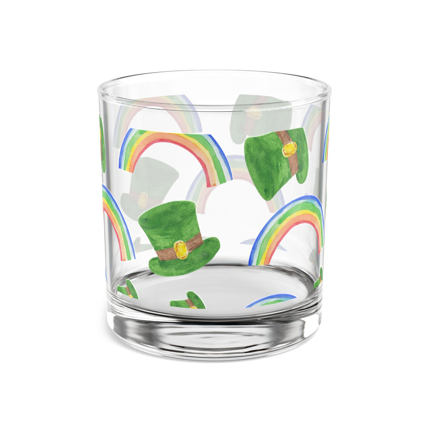 RAINBOW ST PATRICK'S DAY - Rocks Glass, 10oz