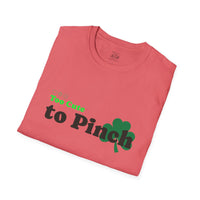 Load image into Gallery viewer, "Too Cute to Pinch" (BLACK) - Unisex Softstyle T-Shirt