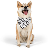Load image into Gallery viewer, "Mysterious Paws: In Black and Gray" Pet Bandana Collar
