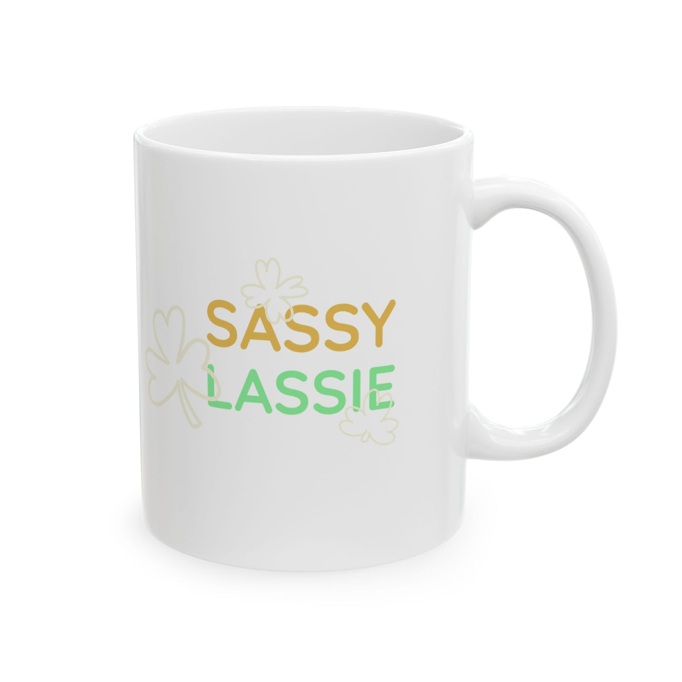 "SASSY LASSIE" - Ceramic Mug, (11oz, 15oz)