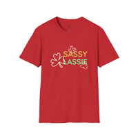 Load image into Gallery viewer, "SASSY LASSIE" - Unisex Softstyle T-Shirt