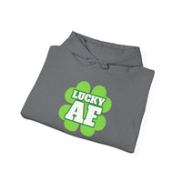 Load image into Gallery viewer, "LUCKY AF" Unisex Heavy Blend™ Hooded Sweatshirt