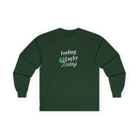 Load image into Gallery viewer, "FEELING LUCKY TODAY" - Unisex Ultra Cotton Long Sleeve Tee