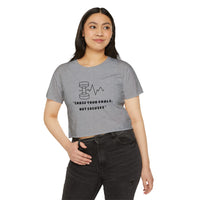 Load image into Gallery viewer, Chase Your Goals - Women's Festival Crop Top (Black)