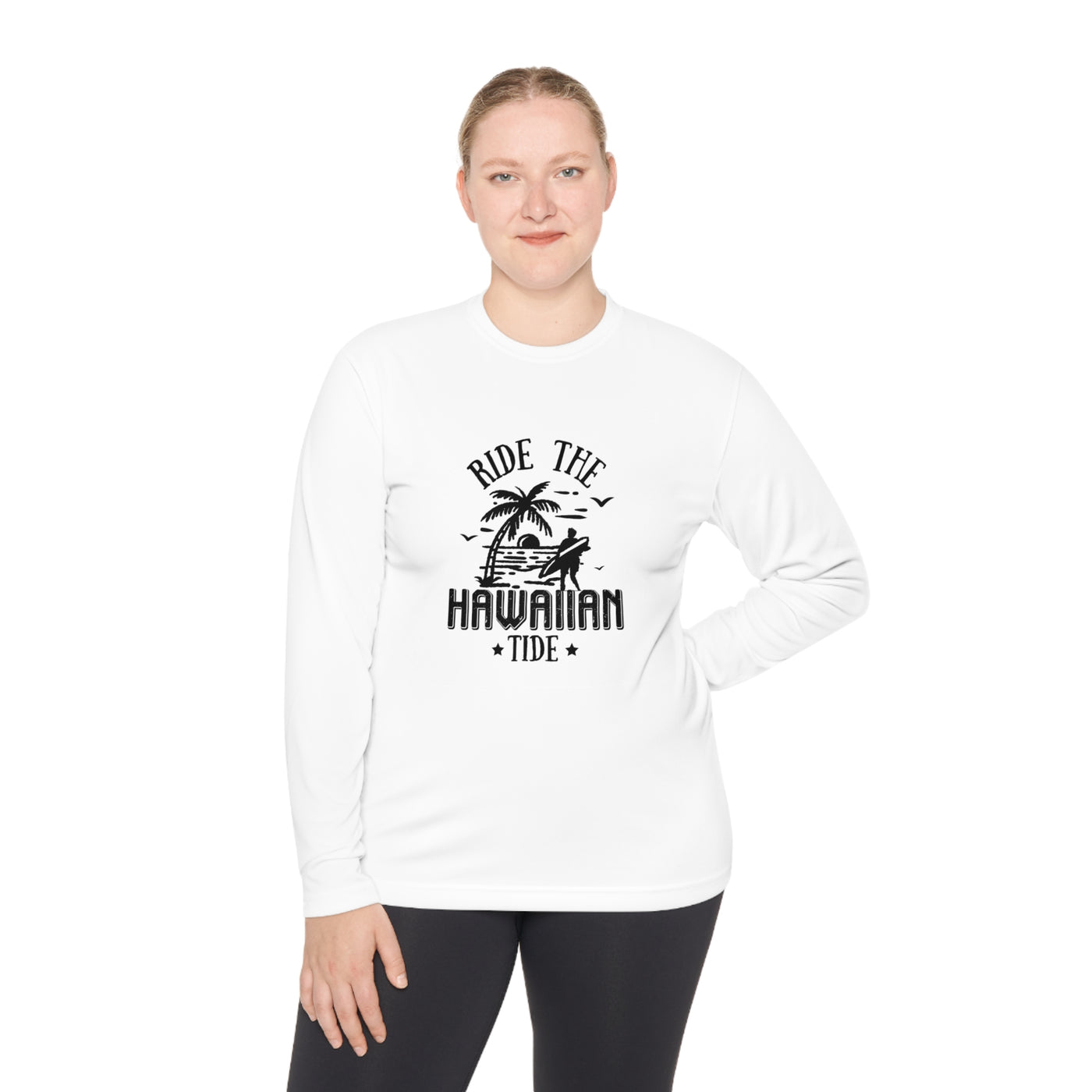 Hawaiian Tide - Moisture-Wicking Long Sleeve Tee