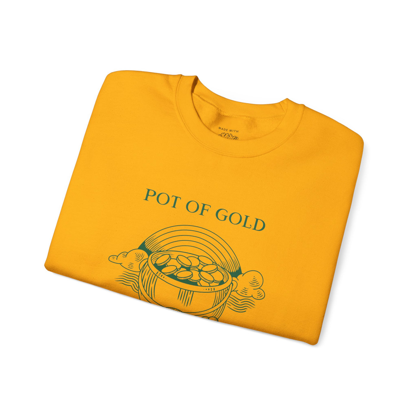 "POT OF GOLD" - Unisex Heavy Blend™ Crewneck Sweatshirt