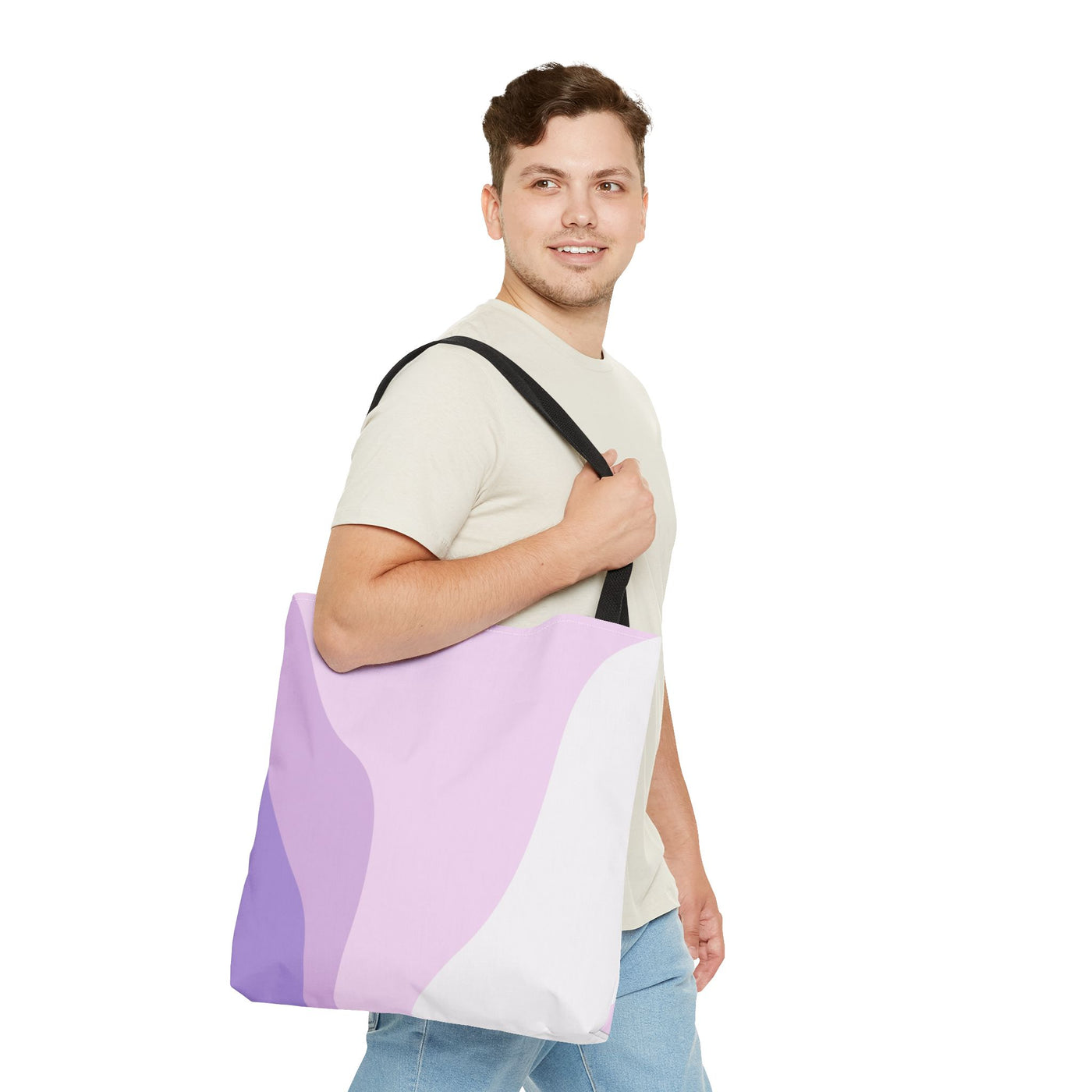 Purple Retro - Tote Bag (AOP)