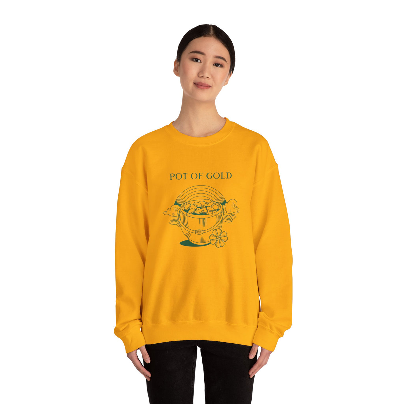 "POT OF GOLD" - Unisex Heavy Blend™ Crewneck Sweatshirt