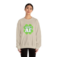 Load image into Gallery viewer, "LUCKY AF" - Unisex Heavy Blend™ Crewneck Sweatshirt