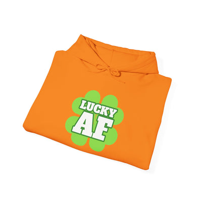 "LUCKY AF" Unisex Heavy Blend™ Hooded Sweatshirt