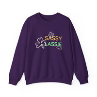 Load image into Gallery viewer, "SASSY LASSIE" - Unisex Heavy Blend™ Crewneck Sweatshirt