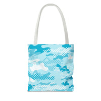 Load image into Gallery viewer, TEAL CAMO - Tote Bag (AOP)