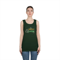 Load image into Gallery viewer, "SASSY LASSIE" - Unisex Heavy Cotton Tank Top