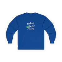 Load image into Gallery viewer, "FEELING LUCKY TODAY" - Unisex Ultra Cotton Long Sleeve Tee