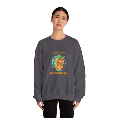 "Leprechauns Made Me Do It" - Unisex Heavy Blend™ Crewneck Sweatshirt