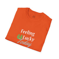 Load image into Gallery viewer, "FEELING LUCKY TODAY" - Unisex Softstyle T-Shirt