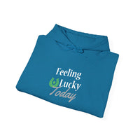 Load image into Gallery viewer, "FEELING LUCKY TODAY" - Unisex Heavy Blend™ Hooded Sweatshirt