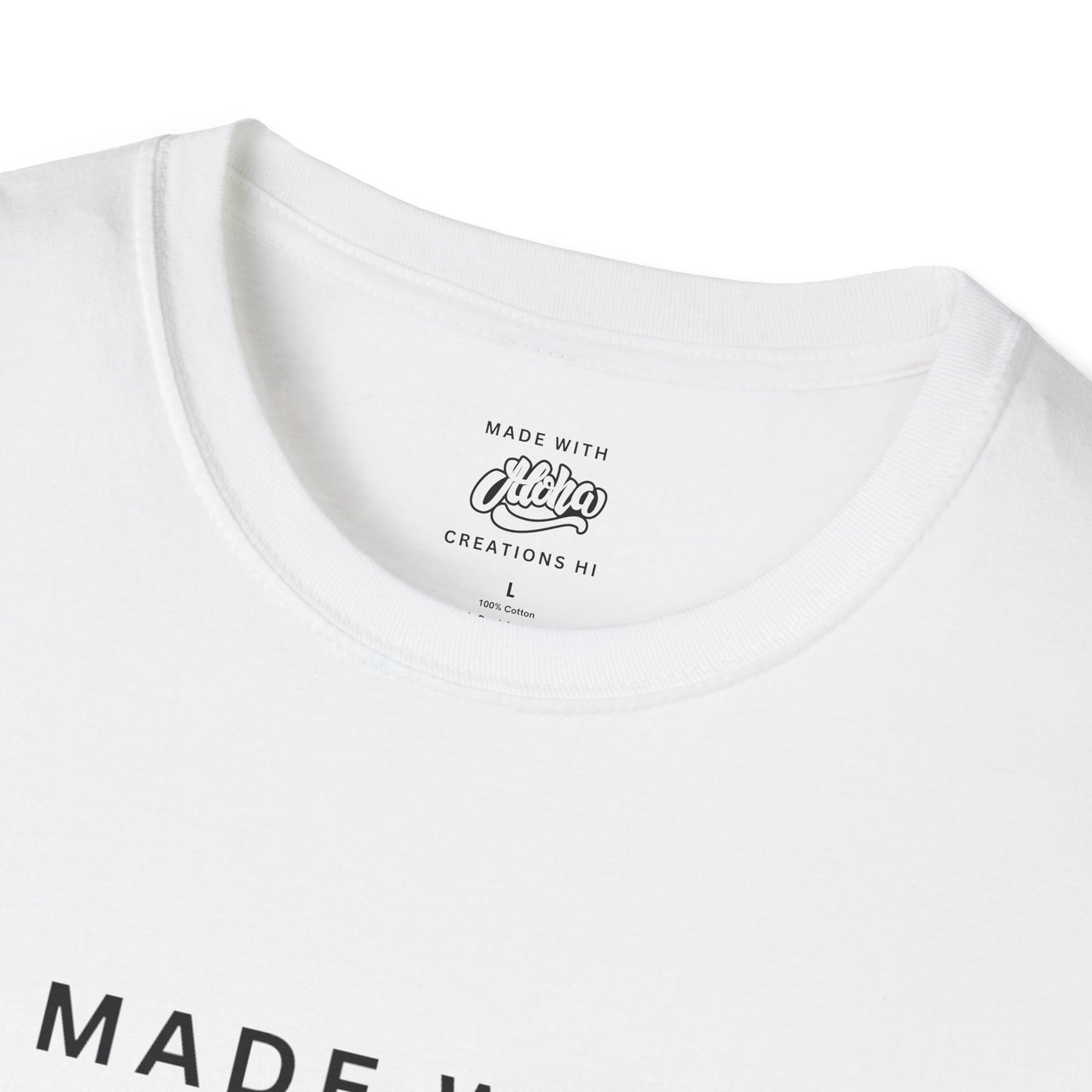 NEW LOGO - Unisex Softstyle T-Shirt (BLACK)