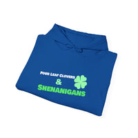 Load image into Gallery viewer, "Four Leaf Clovers &amp; Shenanigans" - Unisex Heavy Blend™ Hooded Sweatshirt
