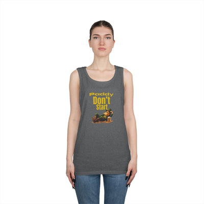 "PADDY DON'T START" - Unisex Heavy Cotton Tank Top