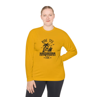 Hawaiian Tide - Moisture-Wicking Long Sleeve Tee