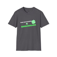 Load image into Gallery viewer, "Four Leaf Clovers &amp; Shenanigans" - Unisex Softstyle T-Shirt