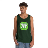 Load image into Gallery viewer, "LUCKY AF" - Unisex Heavy Cotton Tank Top