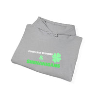 Load image into Gallery viewer, "Four Leaf Clovers &amp; Shenanigans" - Unisex Heavy Blend™ Hooded Sweatshirt