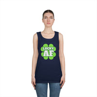 Load image into Gallery viewer, "LUCKY AF" - Unisex Heavy Cotton Tank Top