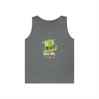 Load image into Gallery viewer, "Kiss Me, I'm Irish-ish" - Unisex Heavy Cotton Tank Top